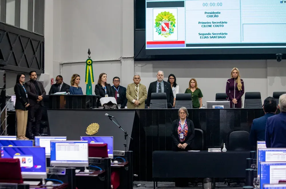 Plenário da Assembleia Legislativa do Pará durante votação